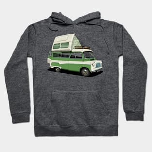 Bedford Camper Van in green Hoodie